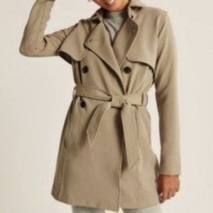 Abercrombie and Fitch Beige Trench Coat Women's Size Small